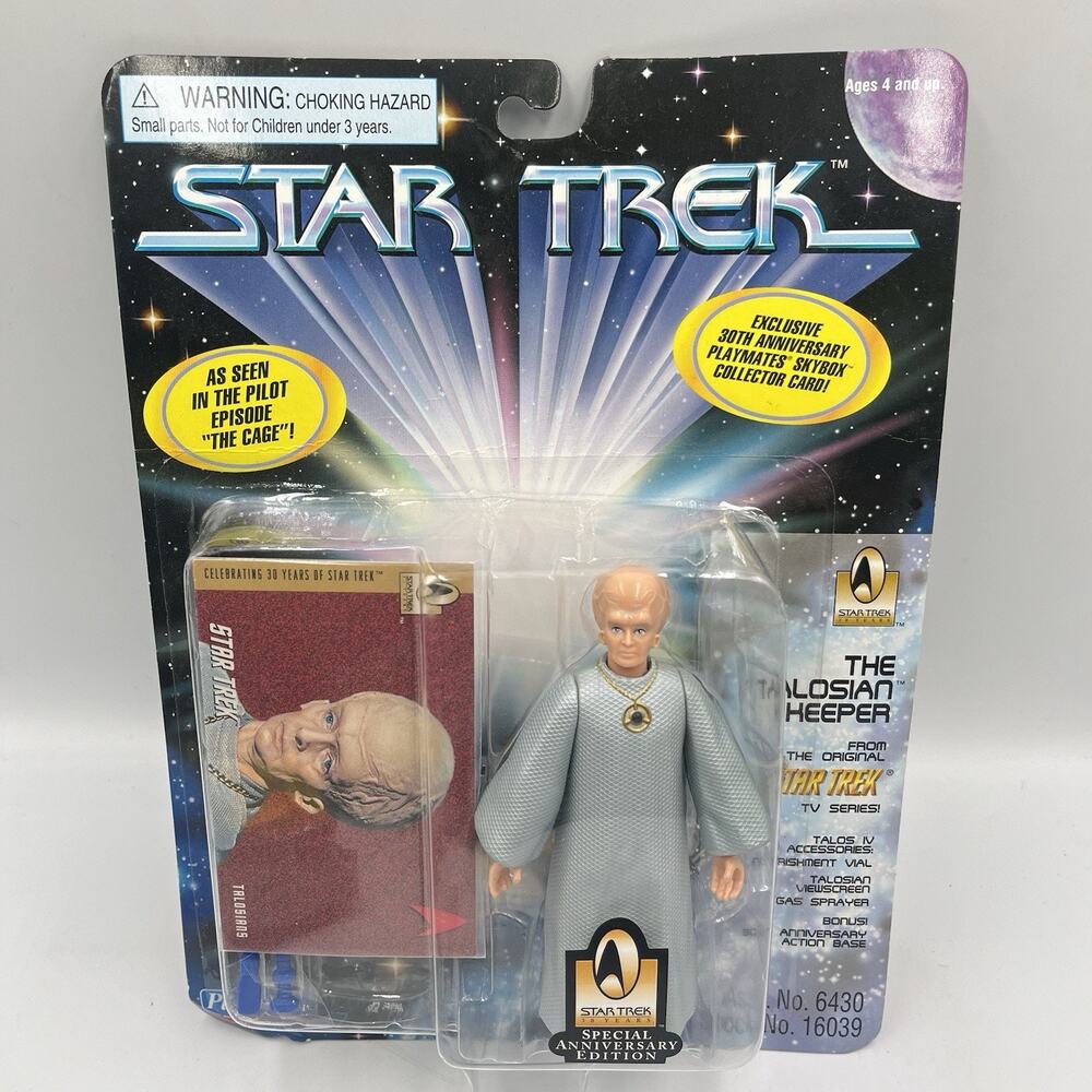 1994 Star Trek Playmates Talosian Keeper - Christopher Pike Card